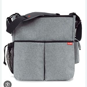 Skip Hop Gray Diaper Bag -grey